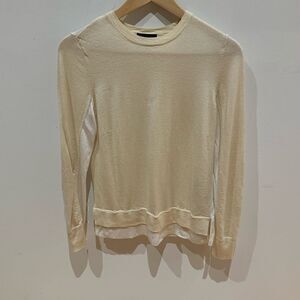 Rag and Bone Cream and White Sweater RN# 108879 Size SP